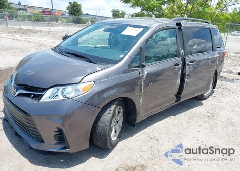 2020 Toyota Sienna Le из США, поврежденный, VIN 5TDKZ3DC9LS086866